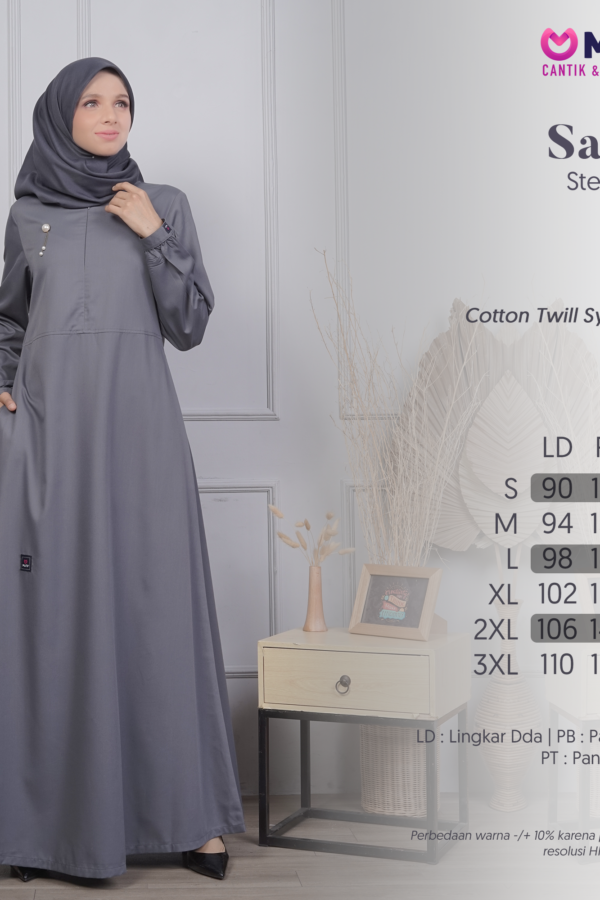 Safiqa Steel Grey