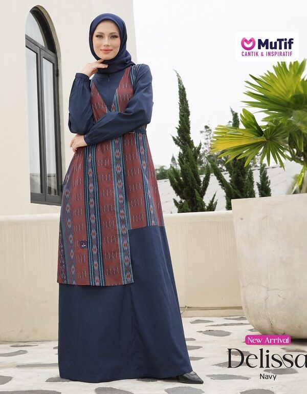Delissa Navy Blue Red