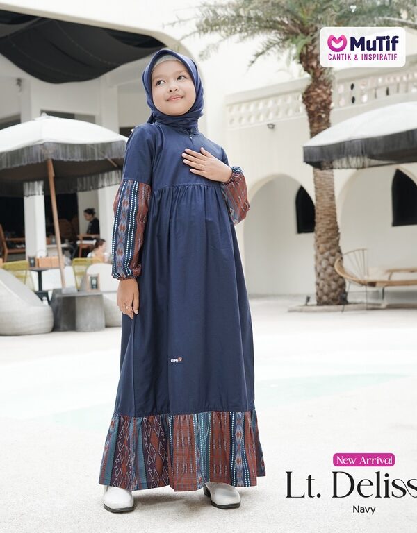 Little Delissa Navy Blue Red