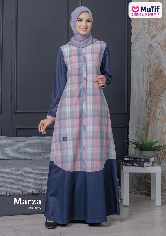 Marza Navy Pink