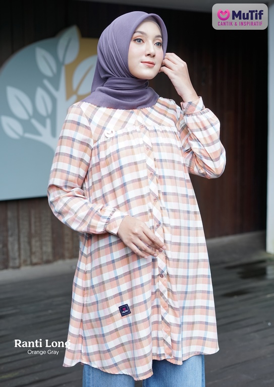 Ranti Long Orange Grey